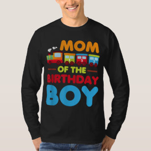 Camiseta Garoto de aniversário da ferrovia Mãe do Garoto de