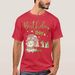 Camiseta Garoto de aniversário de 16 anos do leão bonito