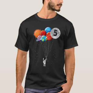 Camiseta Garoto de aniversário de 5 anos dá 5 de aniversári