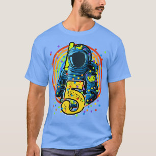 Camiseta Garoto de aniversário de 5 anos dá 5 de aniversári