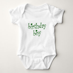 Camiseta Garoto de aniversário de Patrick com Shamrocks
