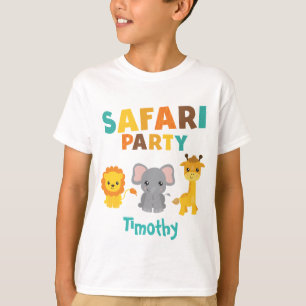 Camiseta Garoto de aniversário do Safari