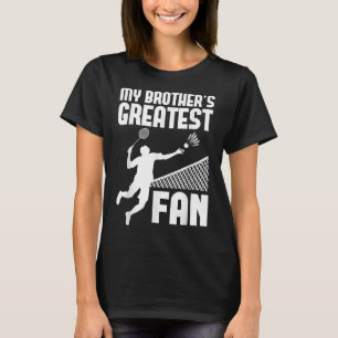 Camiseta Garoto de Badminton Para Irmãos e Irmãs 