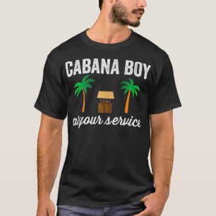 Camiseta Garoto de Cabana às Suas Ordens Barman Divertido G