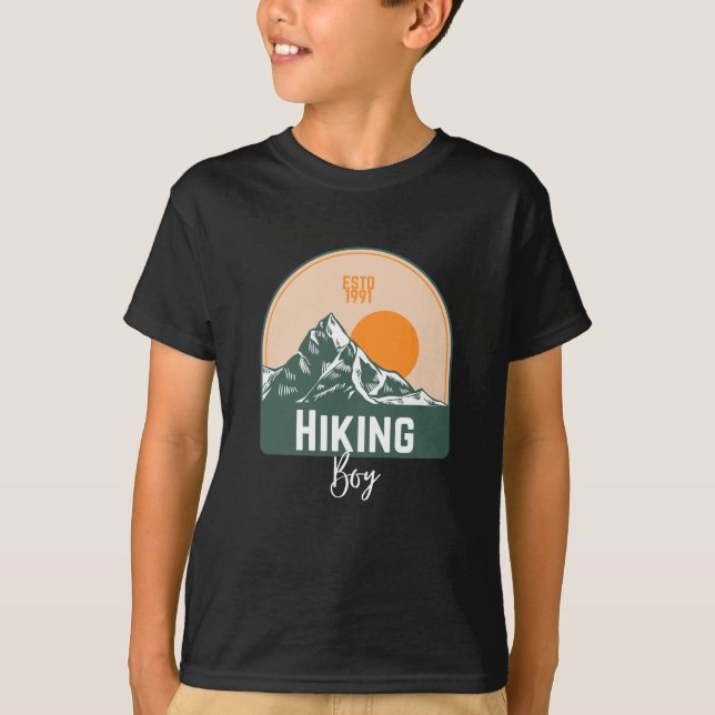 Camiseta Garoto de caminhada (Frente)