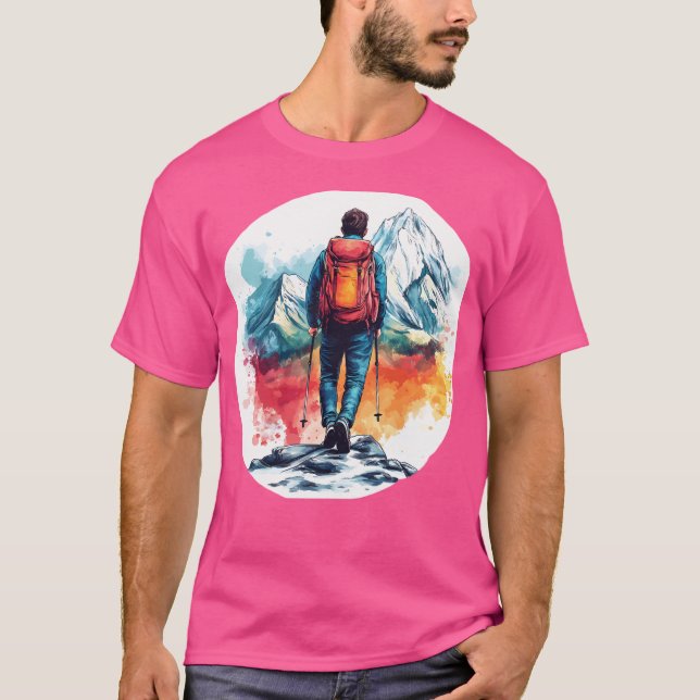 Camiseta Garoto De Caminhão Em Montanhas Ativas (Frente)