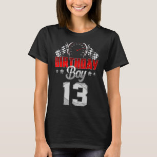 Camiseta Garoto De Carro Raça De 13 Anos, 13 Bonito