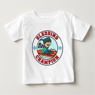 Camiseta Garoto de desenho animado campeão de dormir