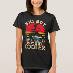 Camiseta Garoto de Esqui Como um Garoto Normal Mas Mais Leg