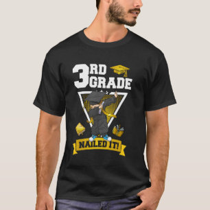 Camiseta Garoto De Graduação De Dabbing, 3º Grau, Nails, Cl