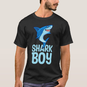 Camiseta Garoto de Tubarão-Corte da Biologia Marinha