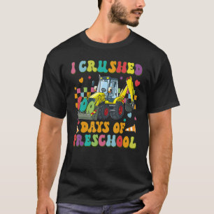 Camiseta Garoto De Veículo De Construção I Esmagado 100 Dia