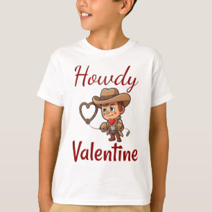 Camiseta Garoto Dia de os namorados "Howdy Namorados"