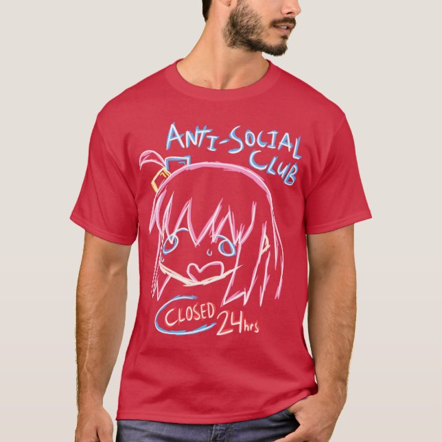 Camiseta Garoto do Bocchi AntiSocial Club (Frente)