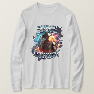 Camiseta Garoto Do Espaço Real No Espaço Exterior