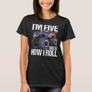 Camiseta Garoto dos Caminhões-Festa de aniversário Monstros