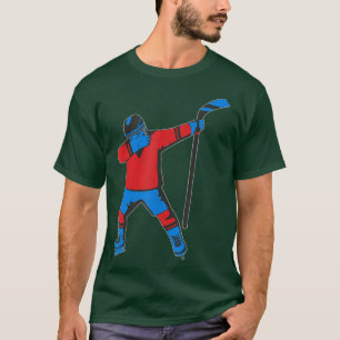 Camiseta Garoto Engraçado Criança De Hóquei No Gelo Roupa D