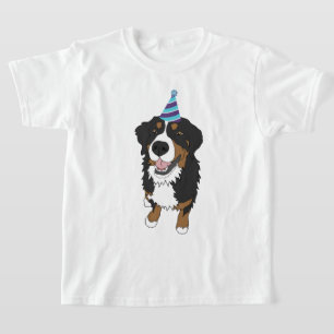Camiseta Garoto/Garota Bernês Cachorro de Montanha 