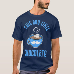 Camiseta Garoto Gosta De Chocolate Mallow Cacau