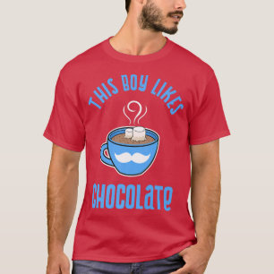Camiseta Garoto Gosta De Chocolate Mallow Cacau