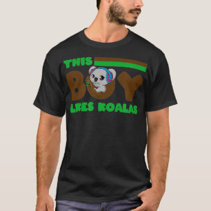 Camiseta Garoto Gosta de Koalas Cute australiana Koala Will