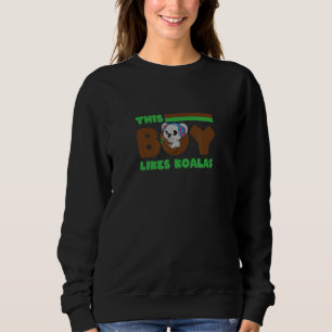 Camiseta Garoto Gosta de Koalas Cute australiana Koala Will
