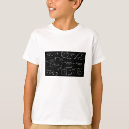 Camiseta Garoto inteligente de lousa
