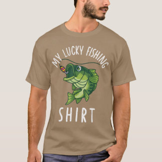 Camiseta Garoto Jovem Meu Peixe Sorteado Piada Funny Bass F