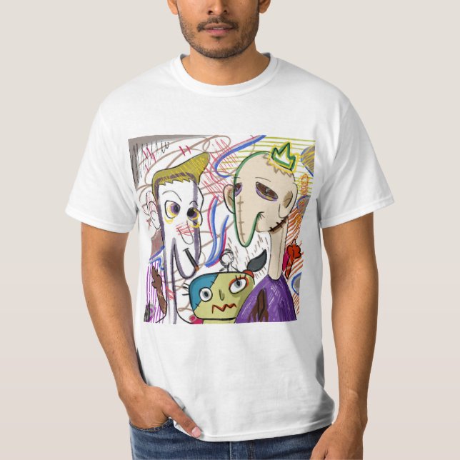 Camiseta garoto mau da arte de rua (Frente)