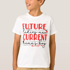 Camiseta Garoto Namorados da Mãe Atual do Homem Futuro