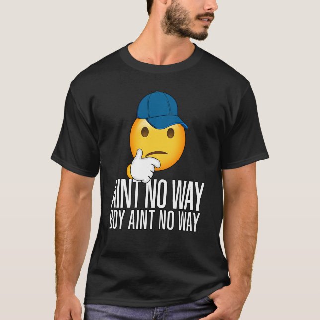 Camiseta Garoto Não É Engraçado Tendê-Lo Para O Boné De Rap (Frente)