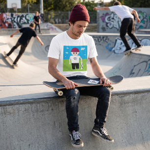 Camiseta Garoto Skatista