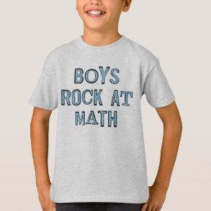 Camiseta Garotos Agitam Em Matemática