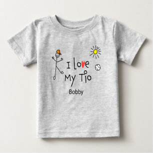 Camiseta Garotos Bonitos Adoro O Meu Tio Baby Tee