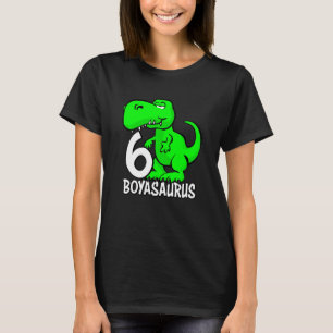 Camiseta Garotos Bonitos Meninos de 6 Anos Boyasaurus T Rex