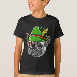 Camiseta Garotos Bulldog Lederhosen Alpino Hat
