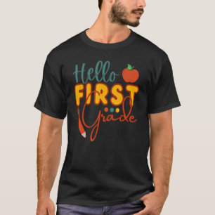 Camiseta Garotos Da Classe 1rua Bonitos De Volta À Escola A