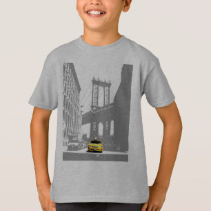 Camiseta Garotos da ponte Brooklyn, Nova Iorque de táxi ama