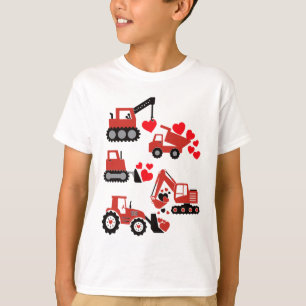 Camiseta Garotos dias de os namorados Truque de Construção