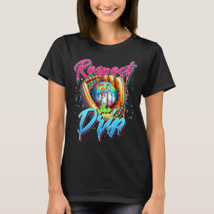 Camiseta Garotos do gotejamento Bysebyll Sorvete Gotejament