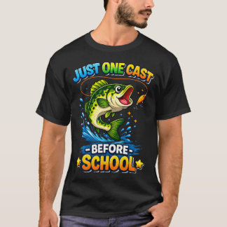 Camiseta Garotos Engraçados de Pesca de Robalo Fofo