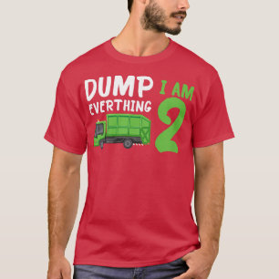 Camiseta Garotos Garbage Truck Dump Tudo Que Sou 2 Cuecas B