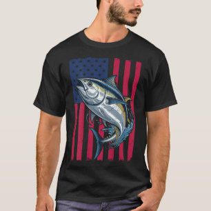 Camiseta Garotos Jovens Pescaria de Mar Profundo Bandeira A
