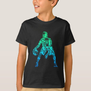 Camiseta Garotos Meninos Homens Esboço