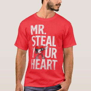 Camiseta Garotos Namorados Sr. Roubar Seu Coração Para Meni