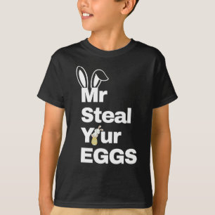 Camiseta Garotos páscoas, Toddlers... Roubam Seus OVOS Engr