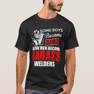 Camiseta Garotos Soldados Tornam-Se Homens Alguns Tornam-Se
