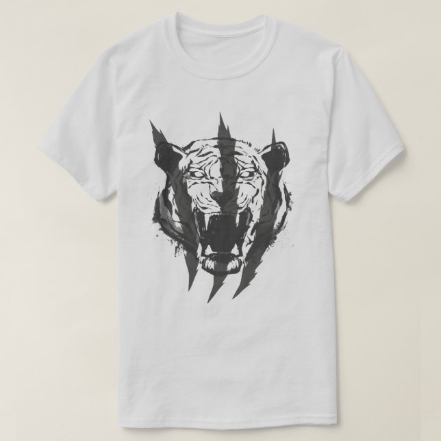 Camiseta Garra de Tigre (Frente do Design)