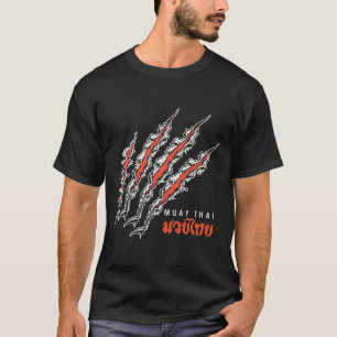 Camiseta Garra de Tigre Muay Thai Mma Luta de Rua Kickboxin