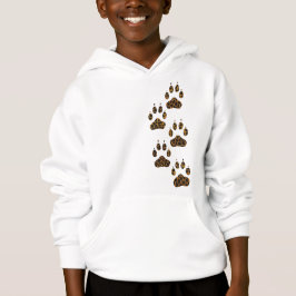 Camiseta Garra-do-gato-leopardo trilha felina assimétrica